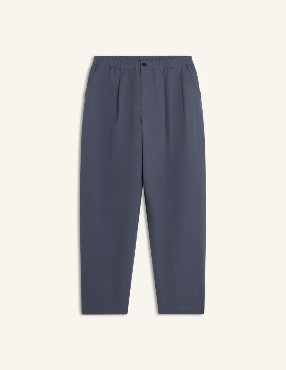 ELASTICATED PLEATED PANTS - 1