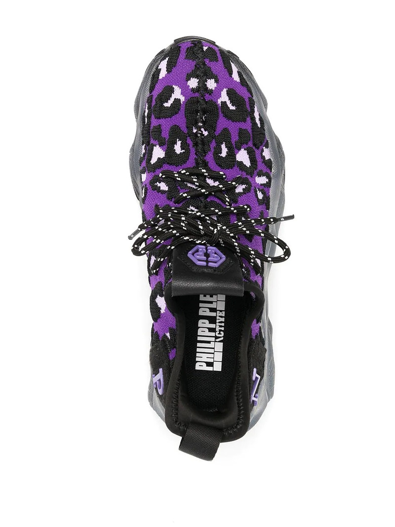 Runner leopard-print sneakers 4