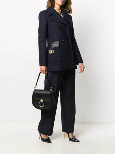 Lanvin embellished-pockets short peacoat outlook