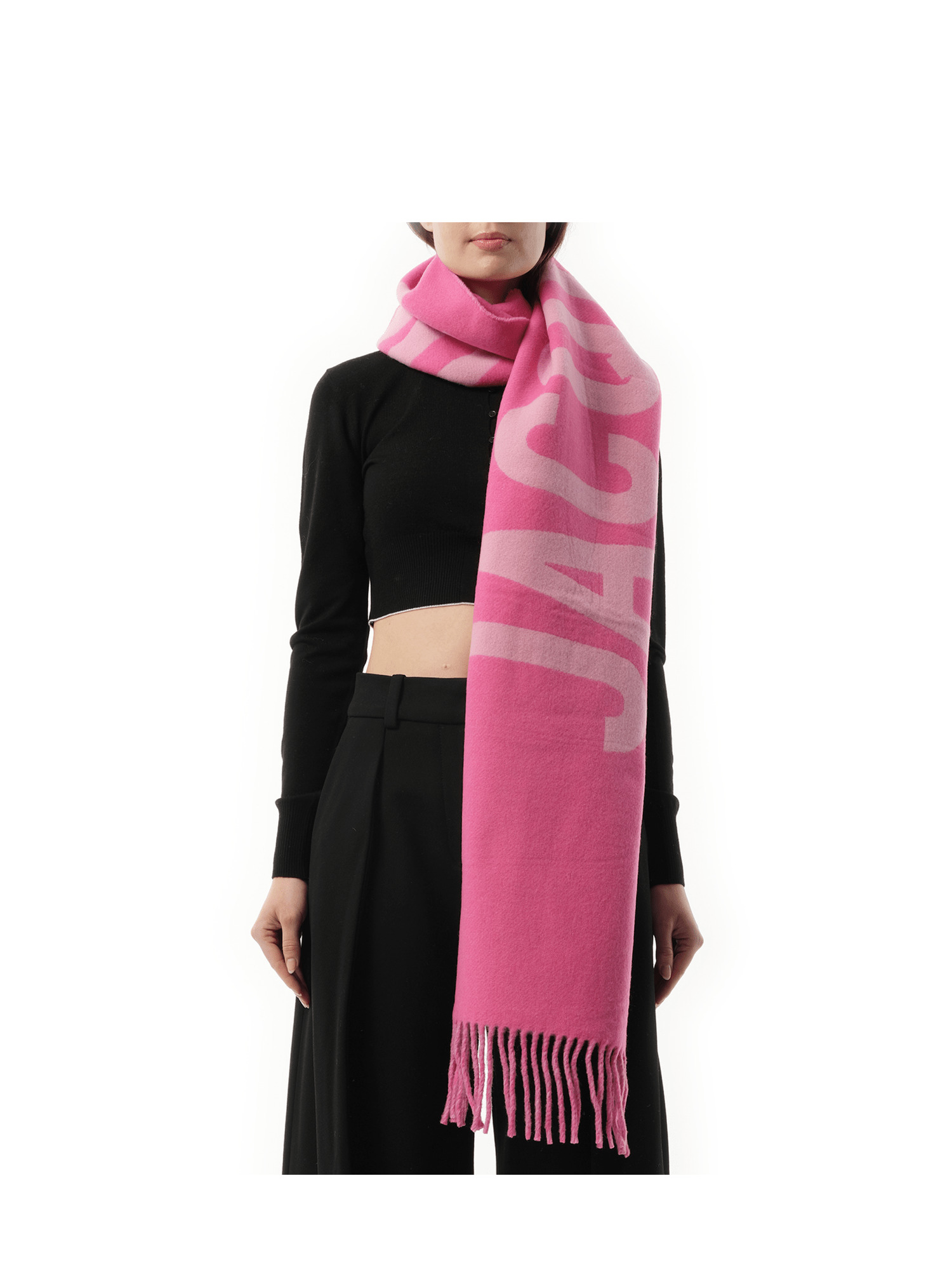 L'echarpe Jacquemus Scarf in Pink/Multicolour - 1