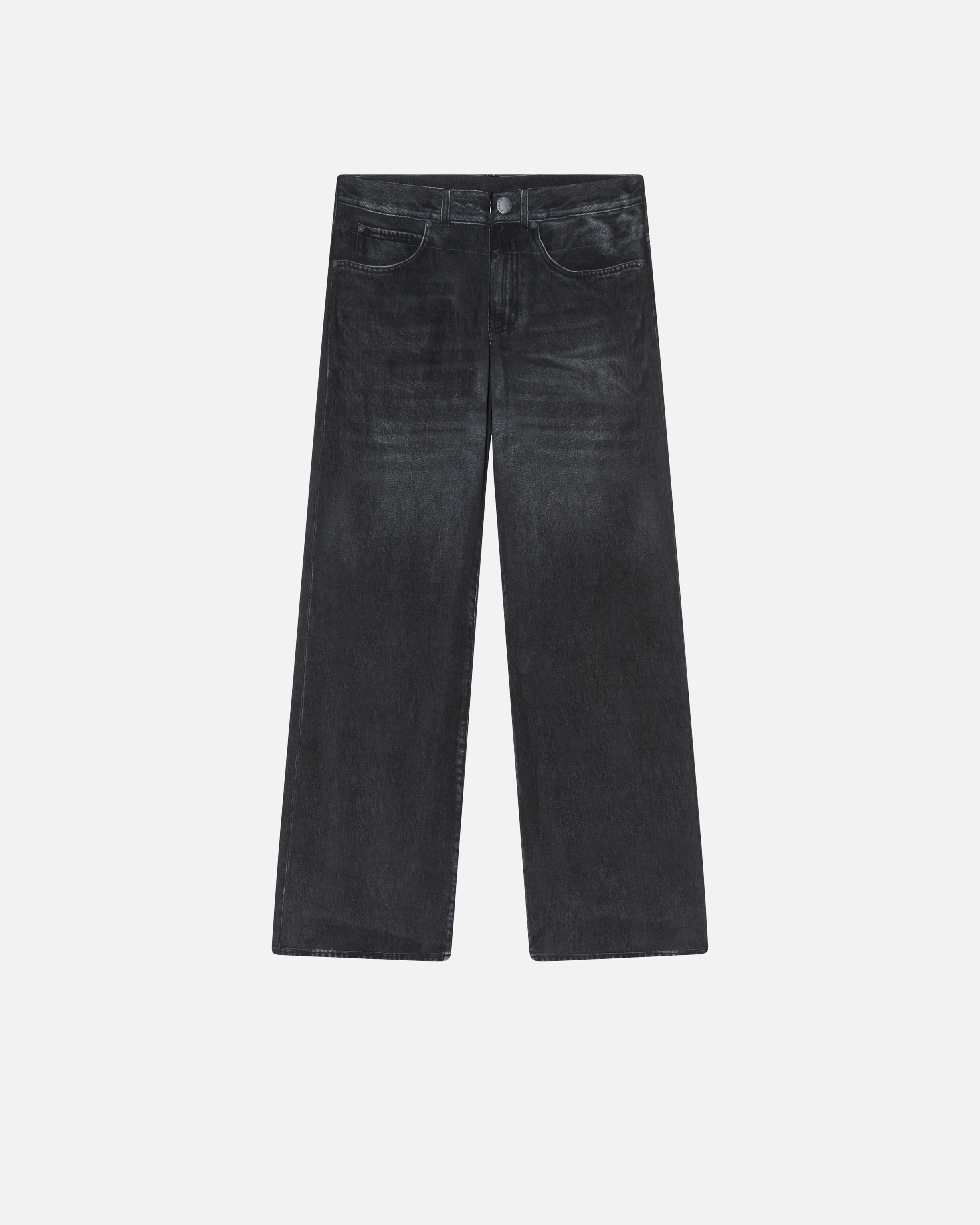 JEAN-STYLE WIDE-LEG TROUSERS - 1