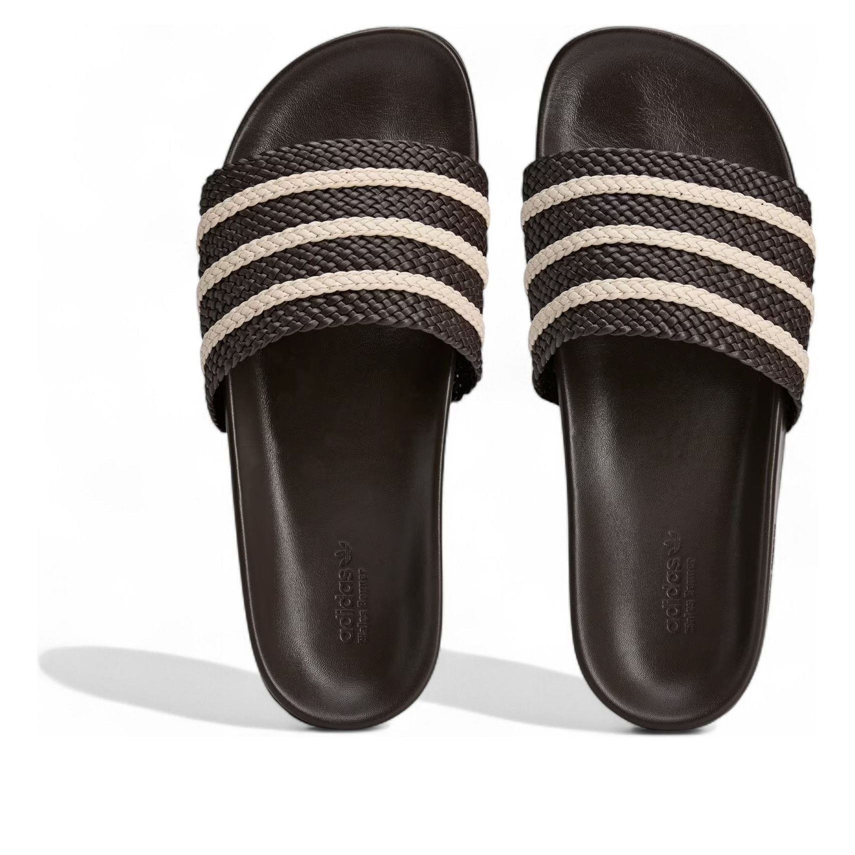 adidas x Wales Bonner Adilette Slides 'Dark Brown' JR0229 - 5