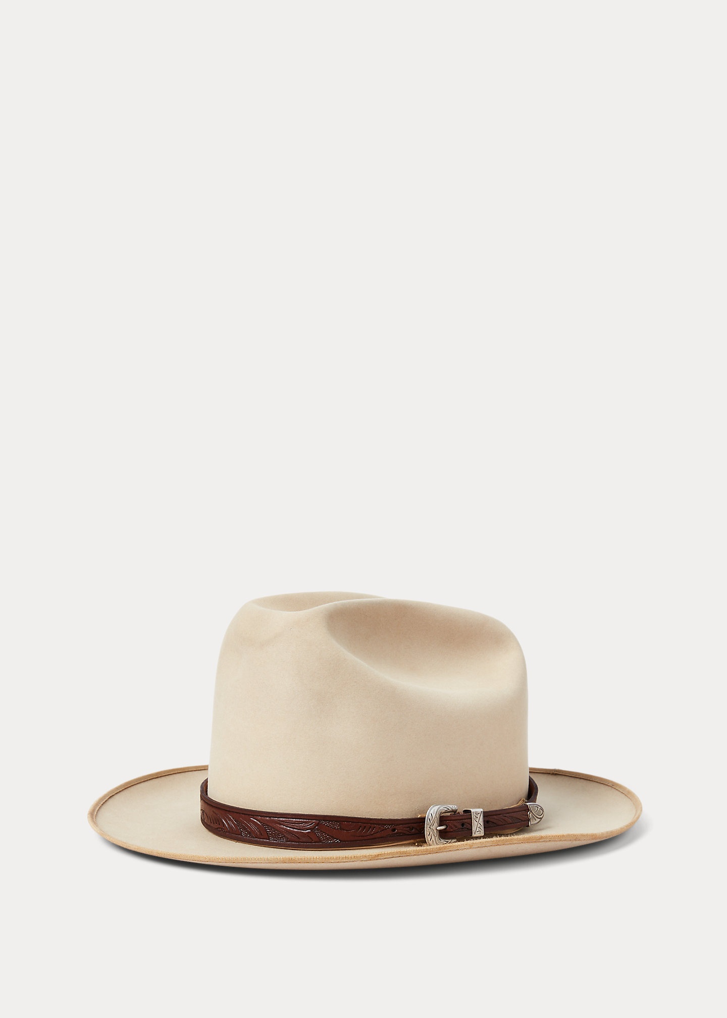 Hand-Tooled Leather Hat Band - 2