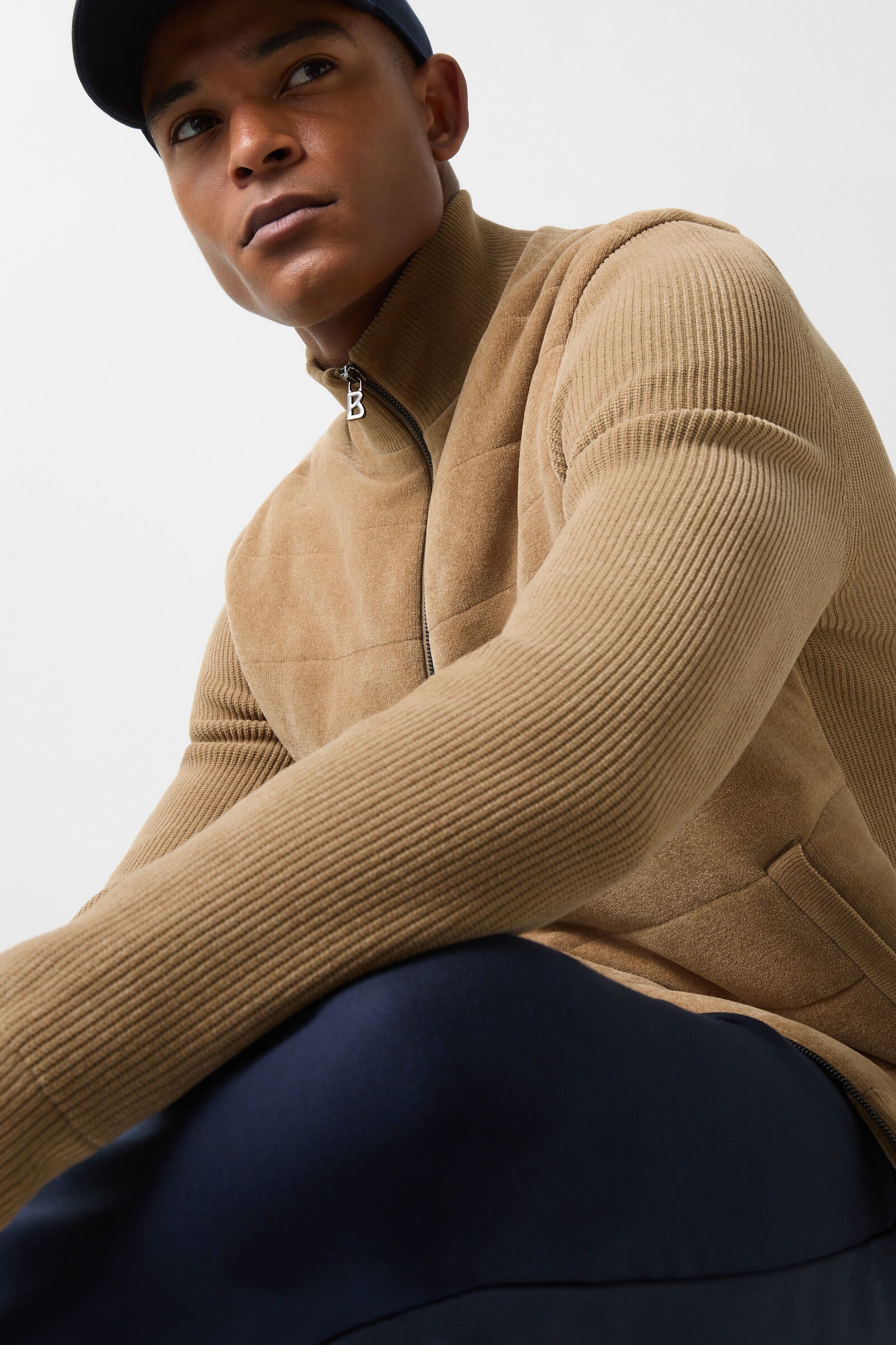 Tolga Knit jacket in Camel - 6
