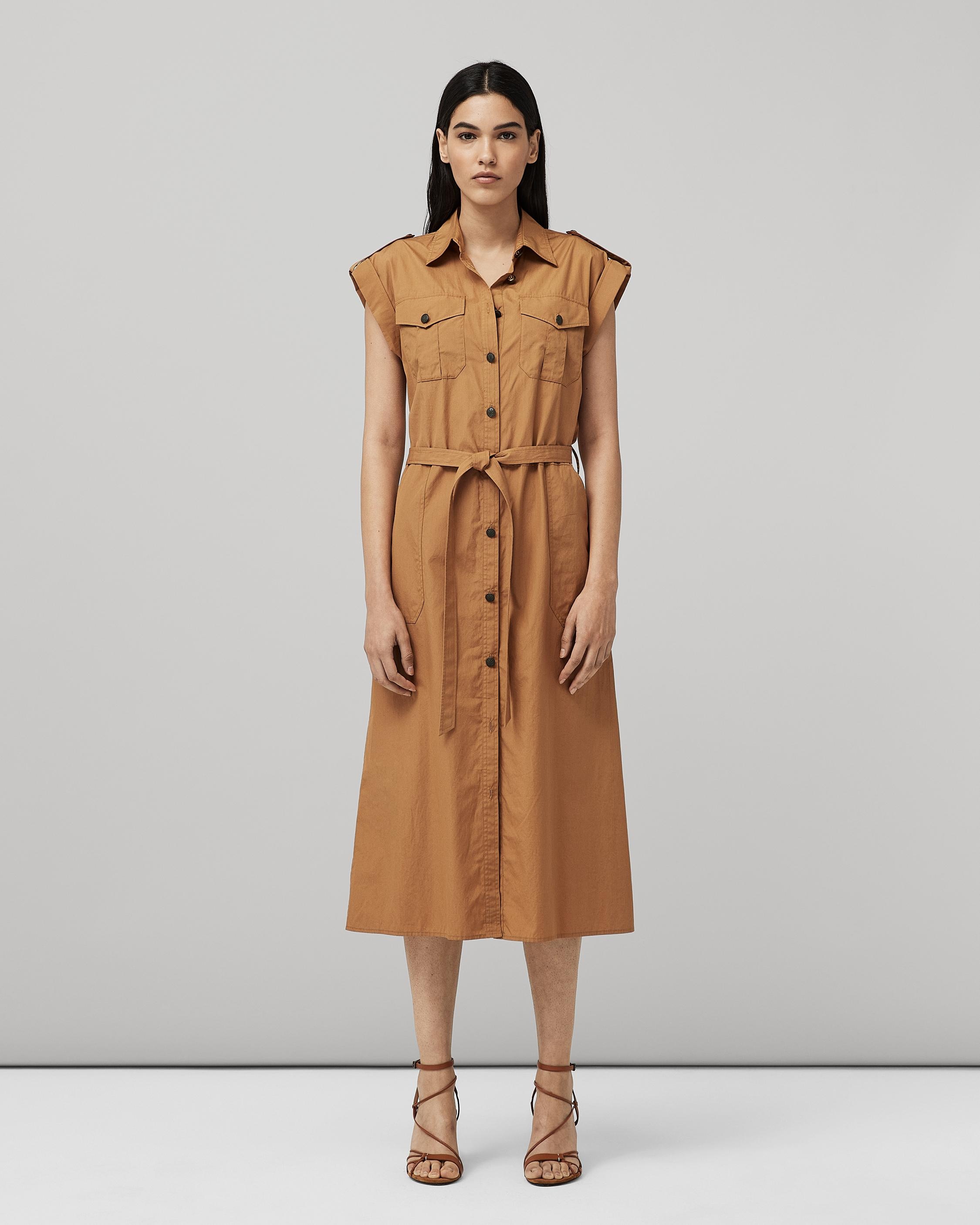 Roxanne Maxi Sleeveless Dress
Cotton Poplin Dress - 3