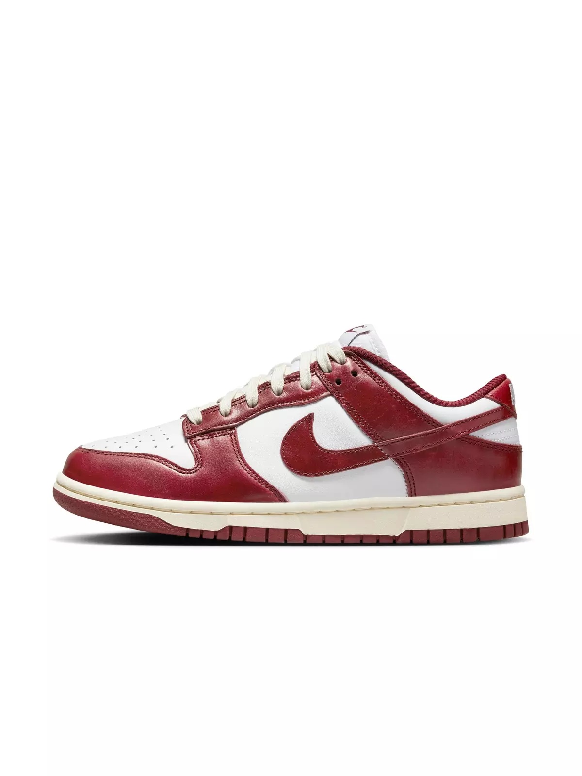 Dunk Low Premium "White/Team Red/Coconut Milk" Women's Shoe - 3