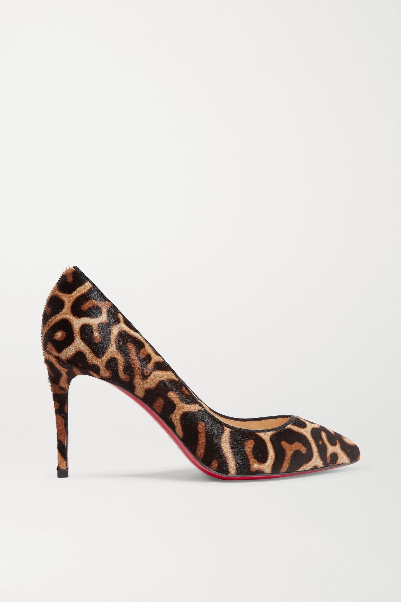 Pigalle Follies 85 leopard-print calf hair pumps - 1