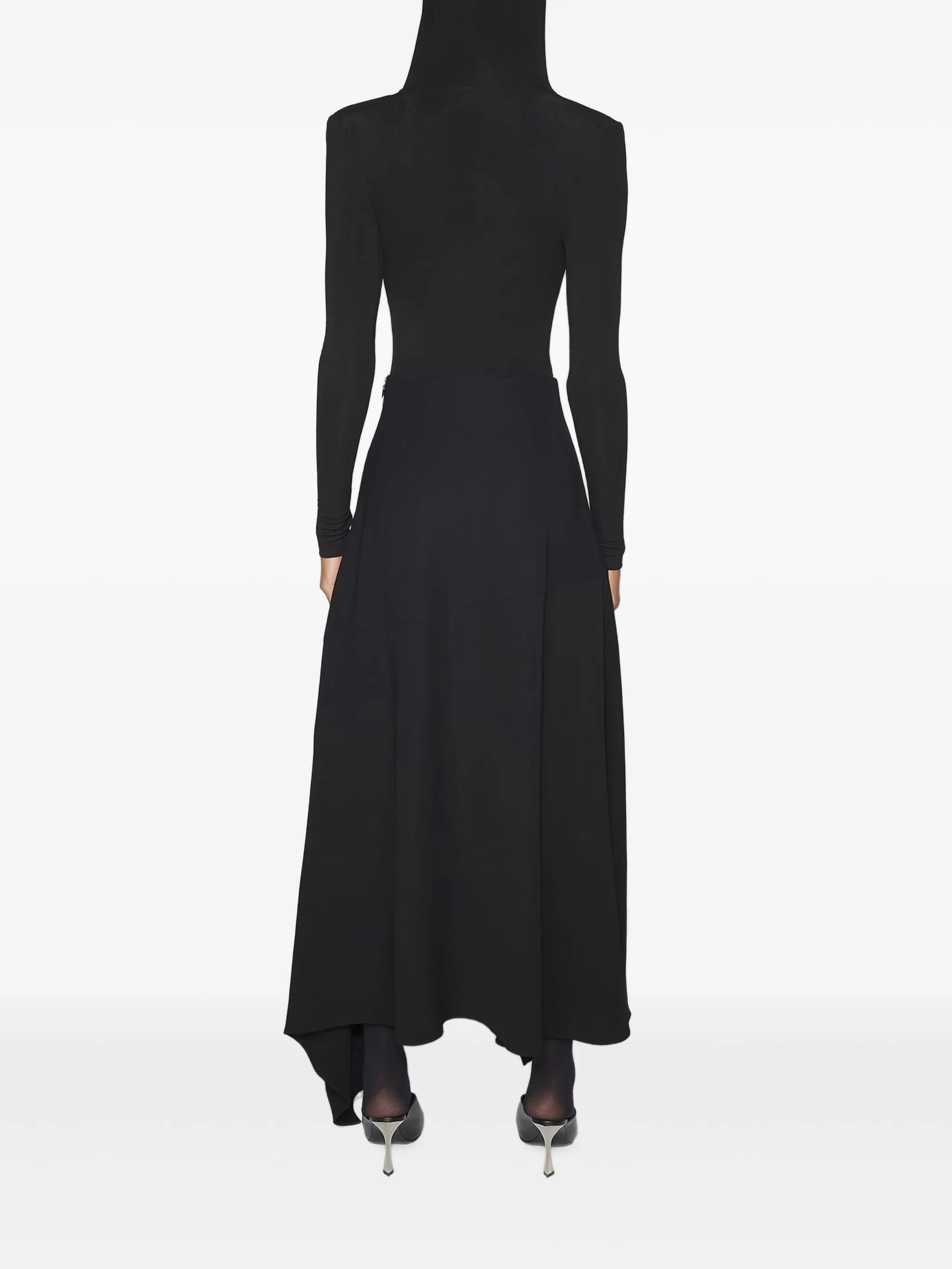 Mugler Hooded Asymmetric Bodysuit - 3