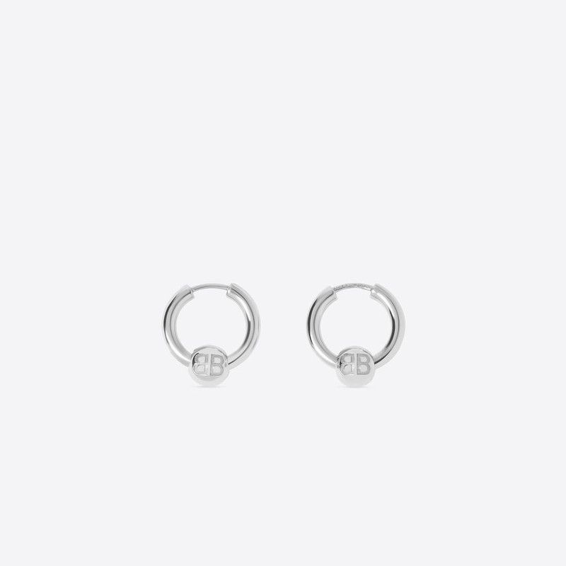 BALENCIAGA Force Xs Earrings in Silver outlook