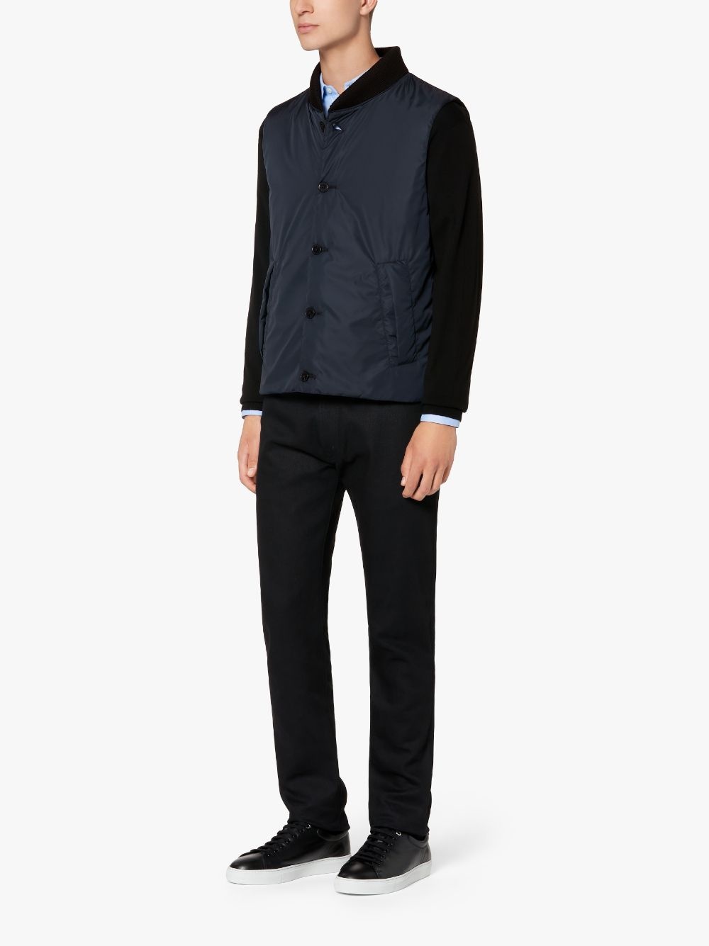 DUNDEE MIDNIGHT BLUE NYLON LINER VEST | QC-107 - 3