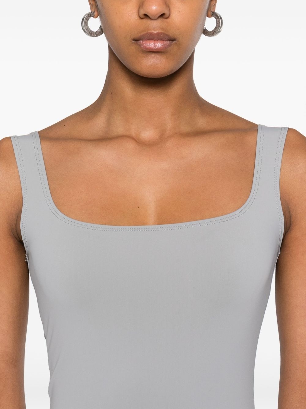 square-neck maxi dress - 5