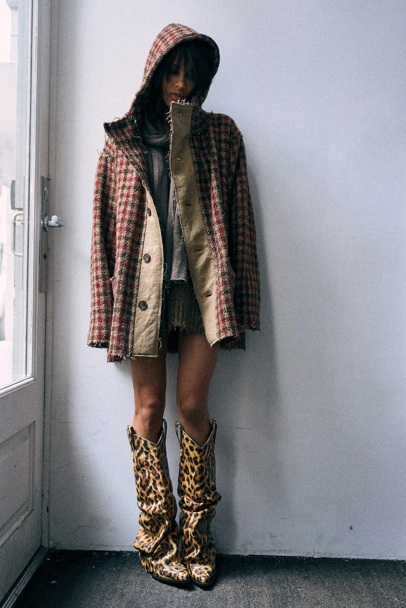 Oversized Hooded Jacket - 1