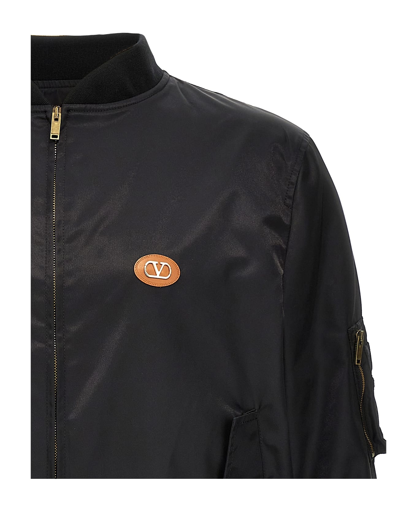 Valentino Garavani Logo Bomber Jacket - 3