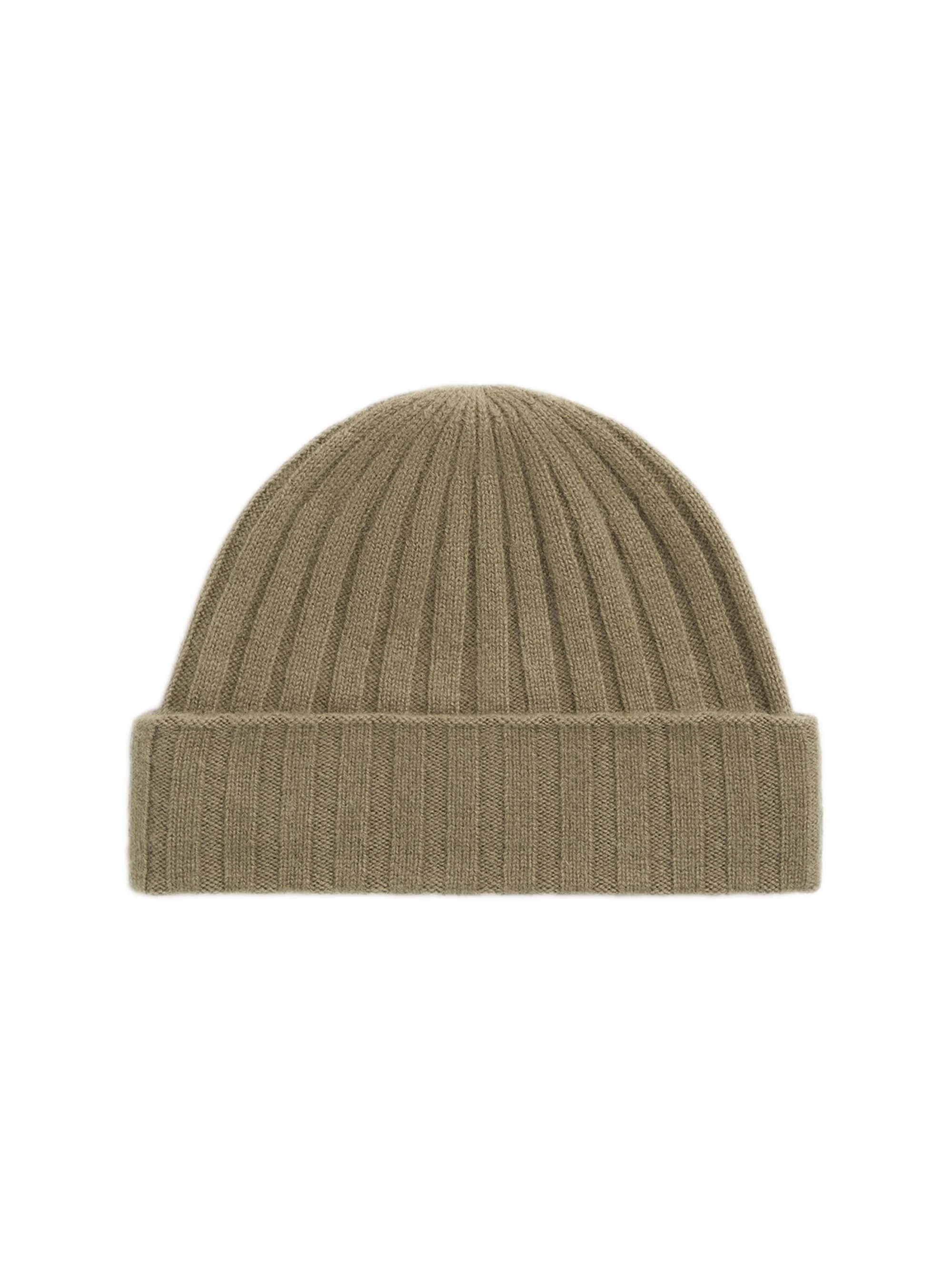 Women's Ps24 Rib-Knit Cashmere Beanie - Hazel - 1