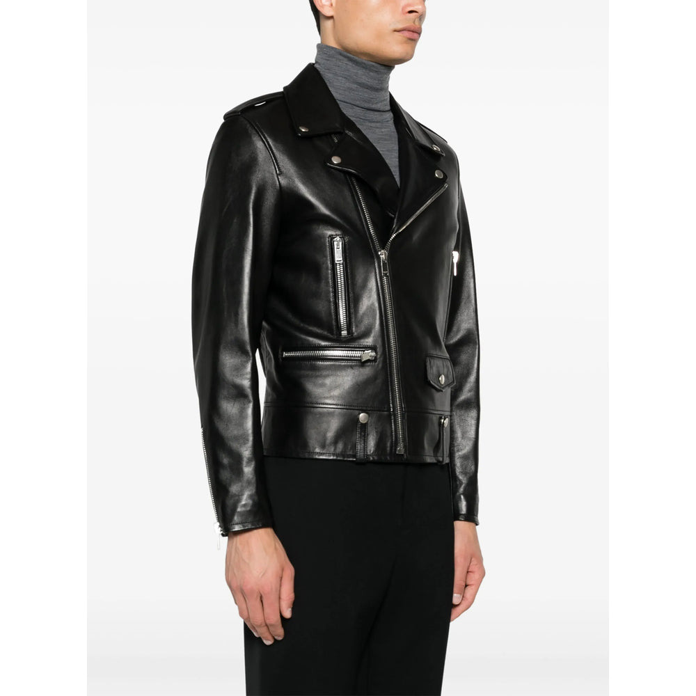 Saint Laurent Black Jackets - Biker Jackets Men - 4