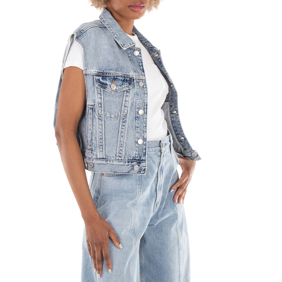Agolde Ladies Immortal (Pale Indigo) Charli Vest - 2