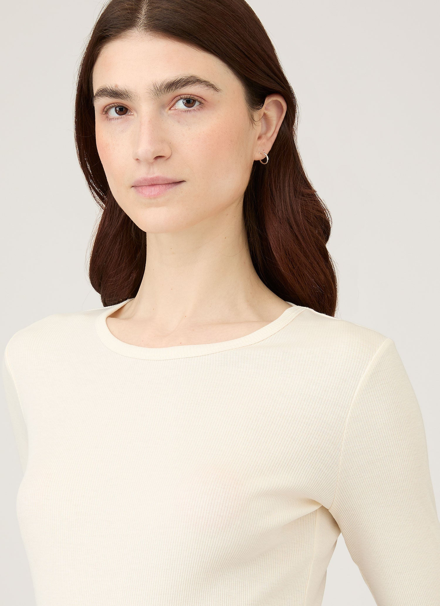 Long Sleeve Ribbed T‑shirt - 4