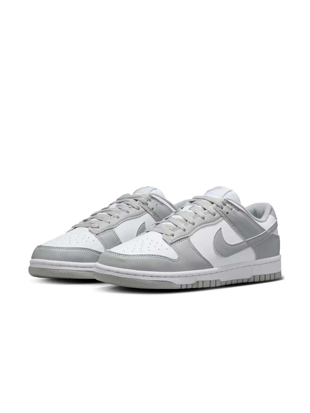 Dunk Low "White/Lt Smoke Grey" Women's Shoe - 5