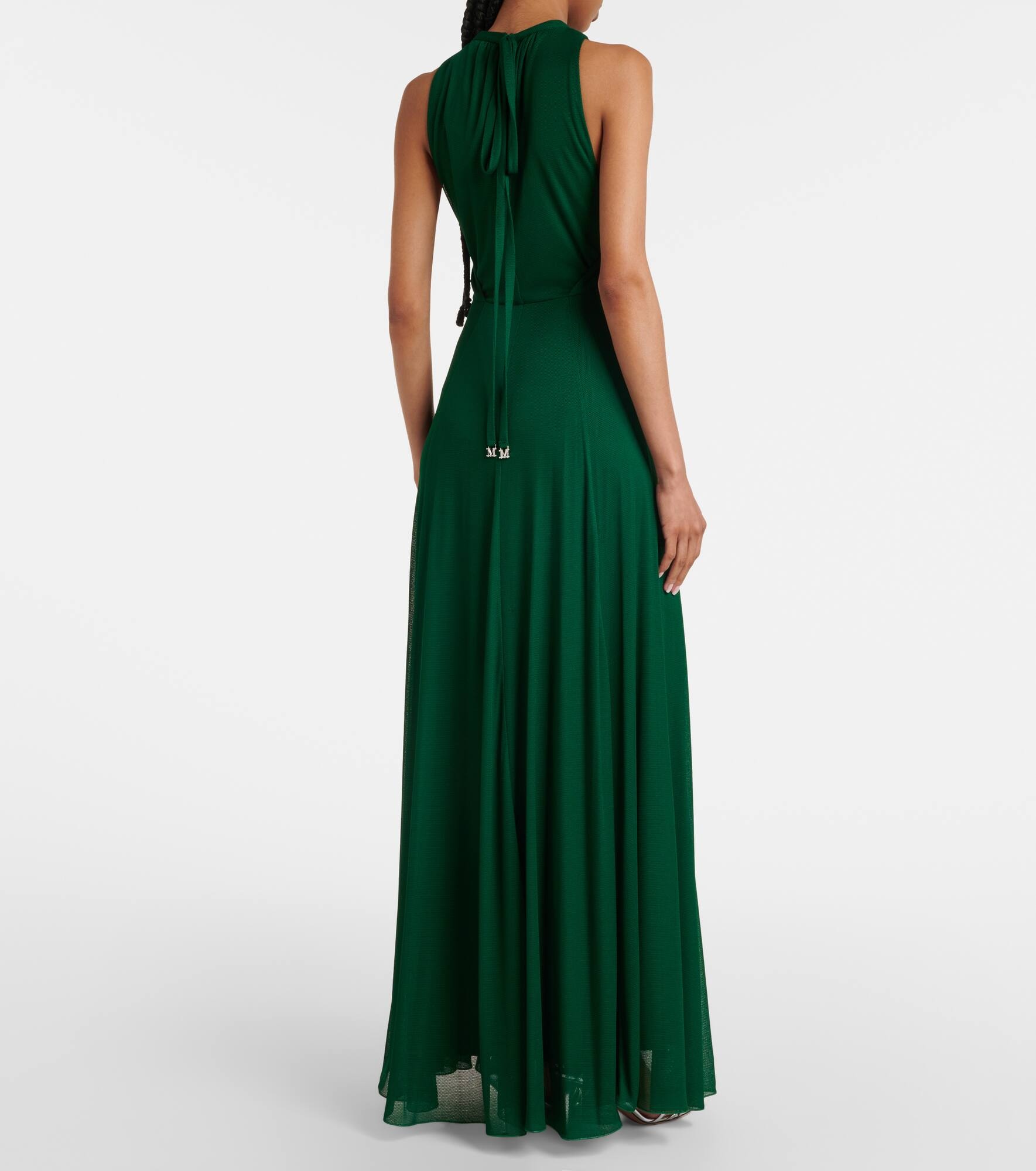 Carnet mesh jersey maxi dress - 3