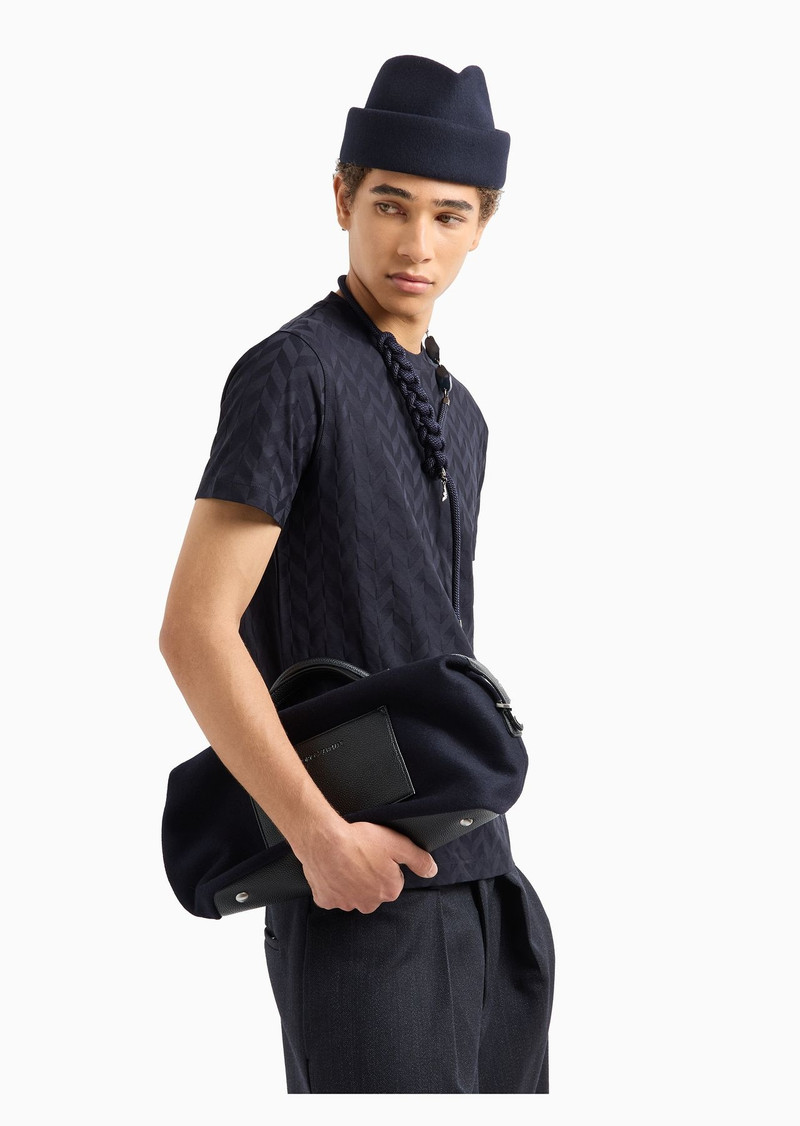 Wool cloth weekend bag 7