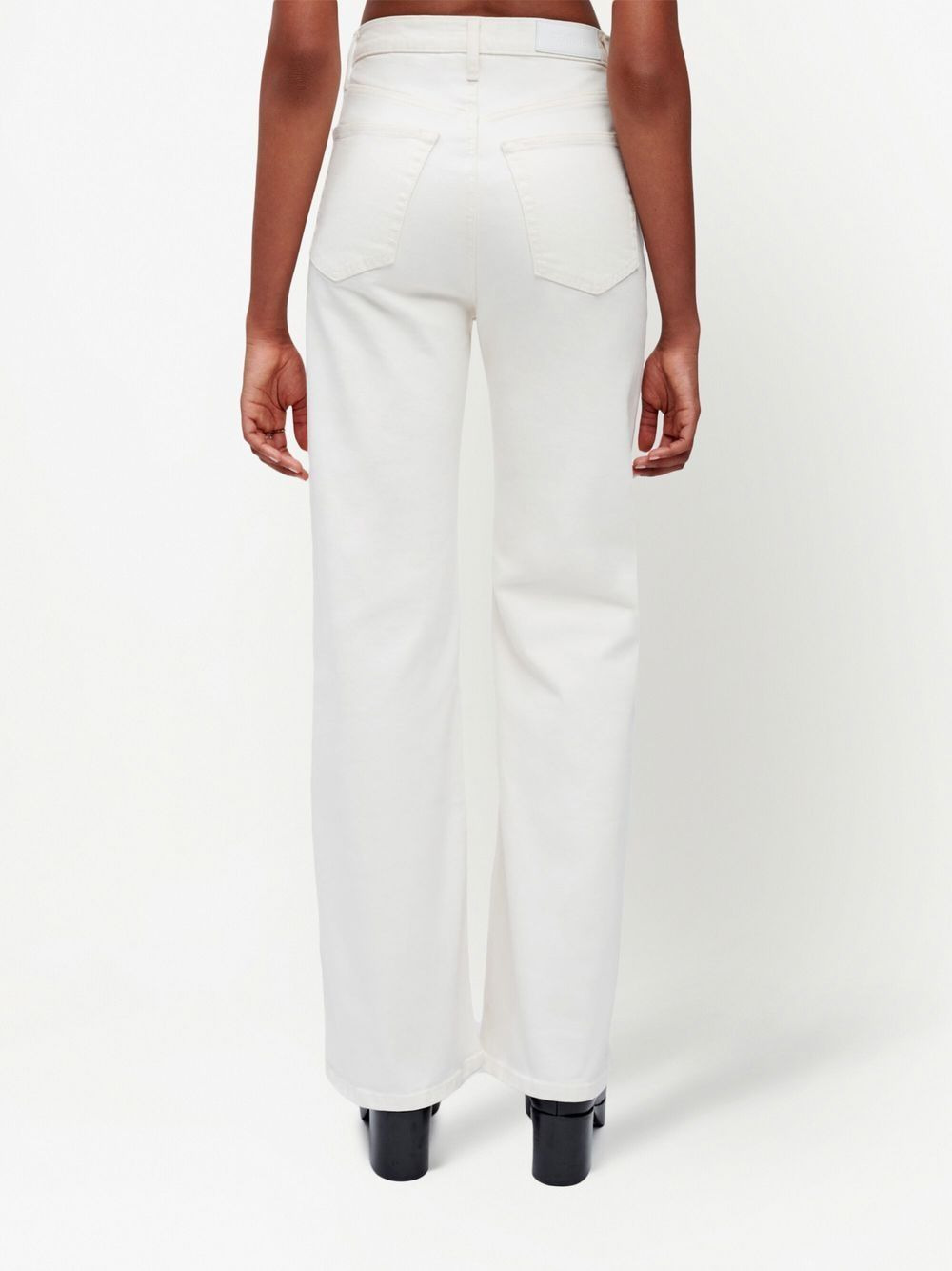 high-waist wide-leg jeans - 4