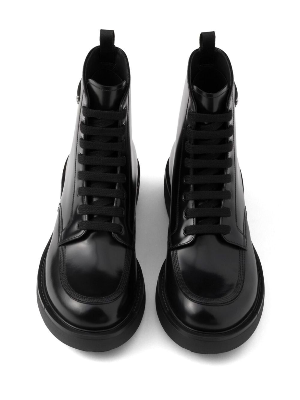 brushed-leather boots - 4