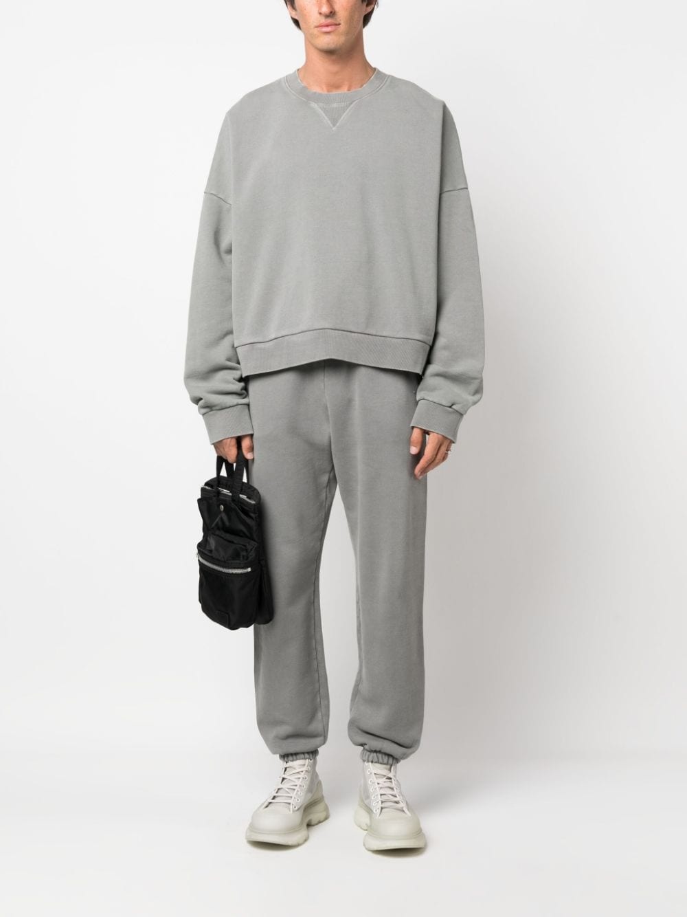 mÃ©lange-effect cotton sweatshirt - 2