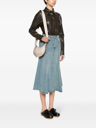 Isabel Marant mini Moon leather crossbody bag outlook