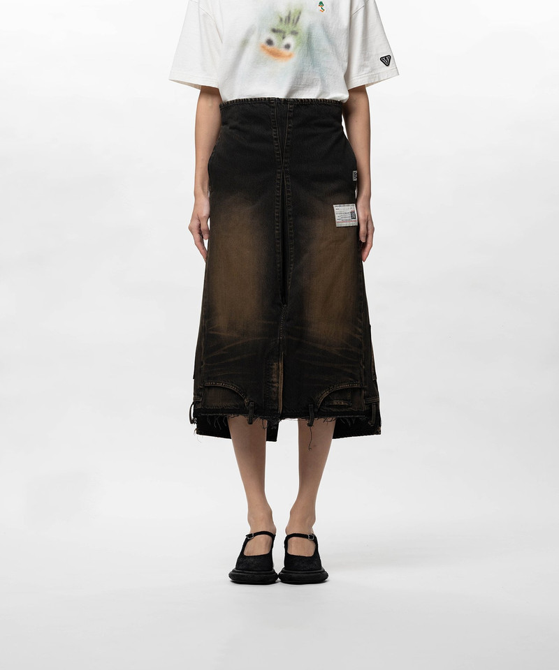 Reversed Denim Skirt 3