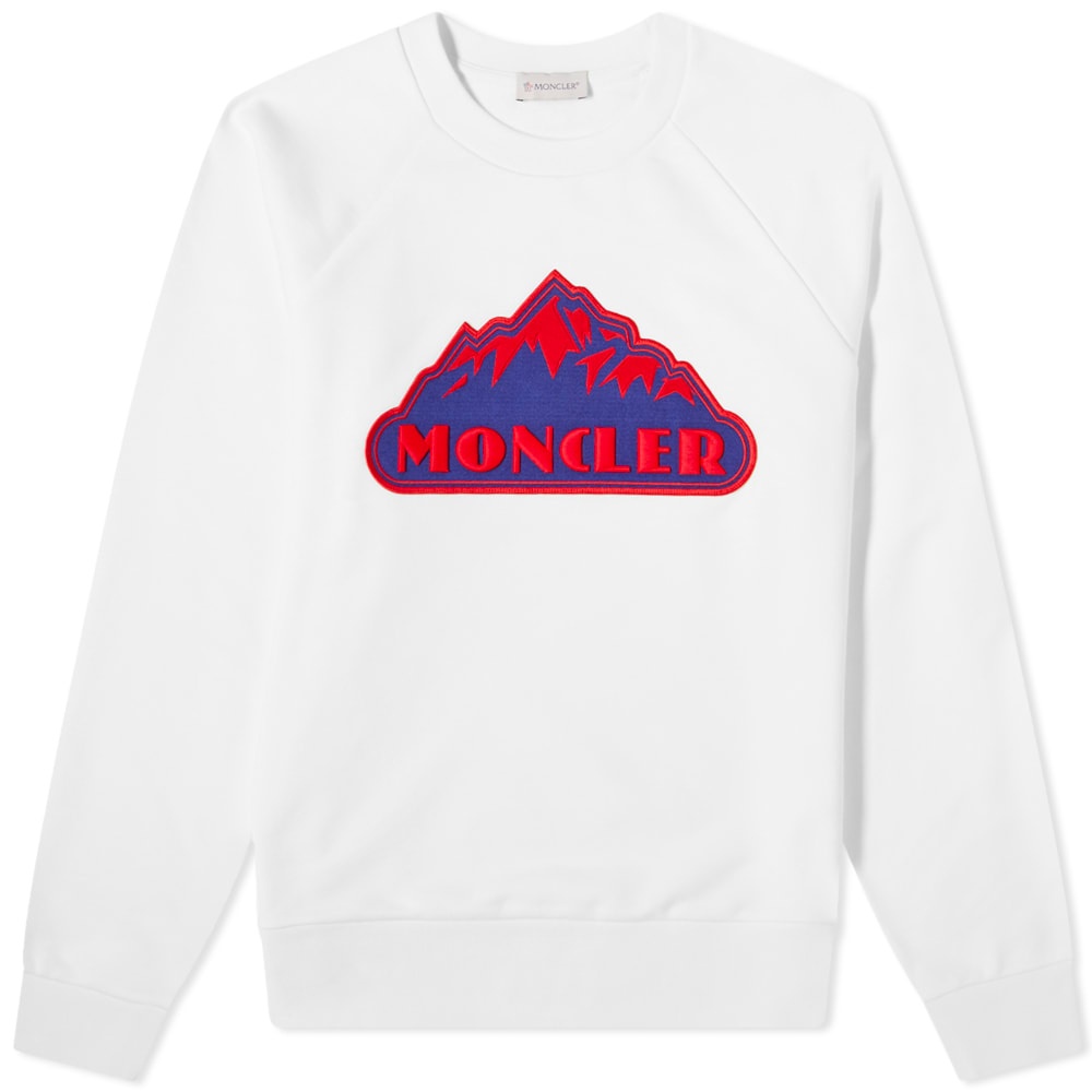 Moncler Mountain Icon Logo Crew Sweat - 1