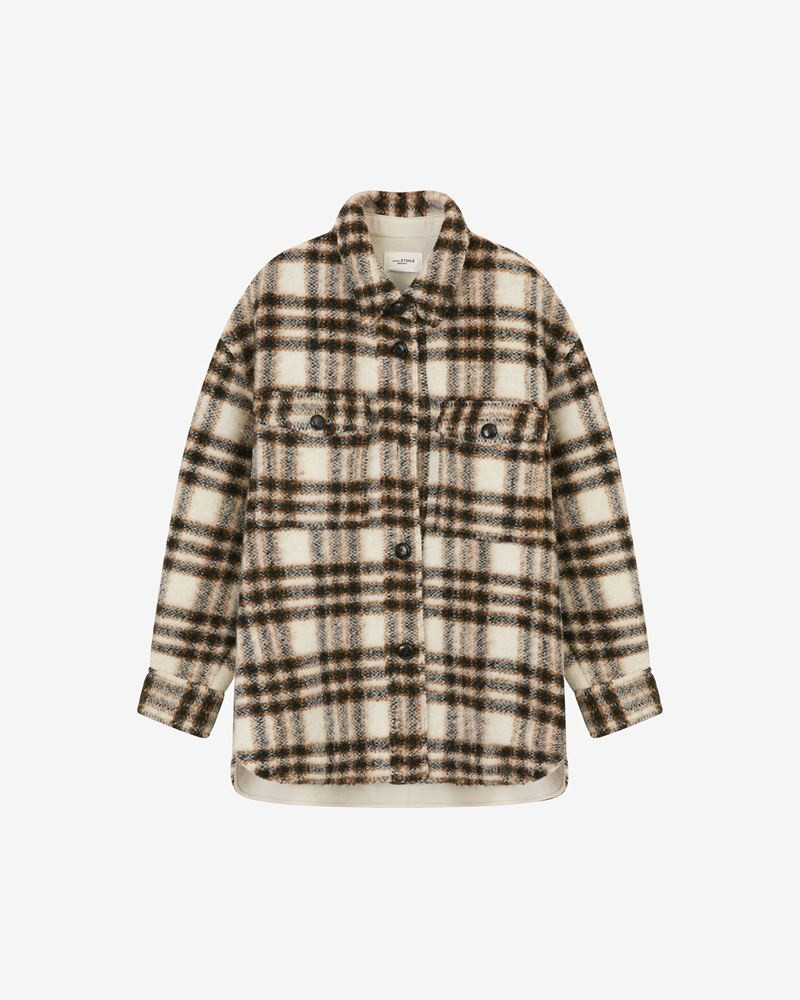 HARVELI CHECKED COAT - 1