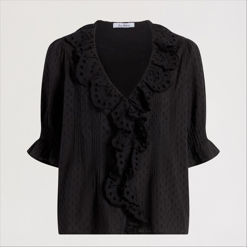 Short Sleeve Flounce Top 1