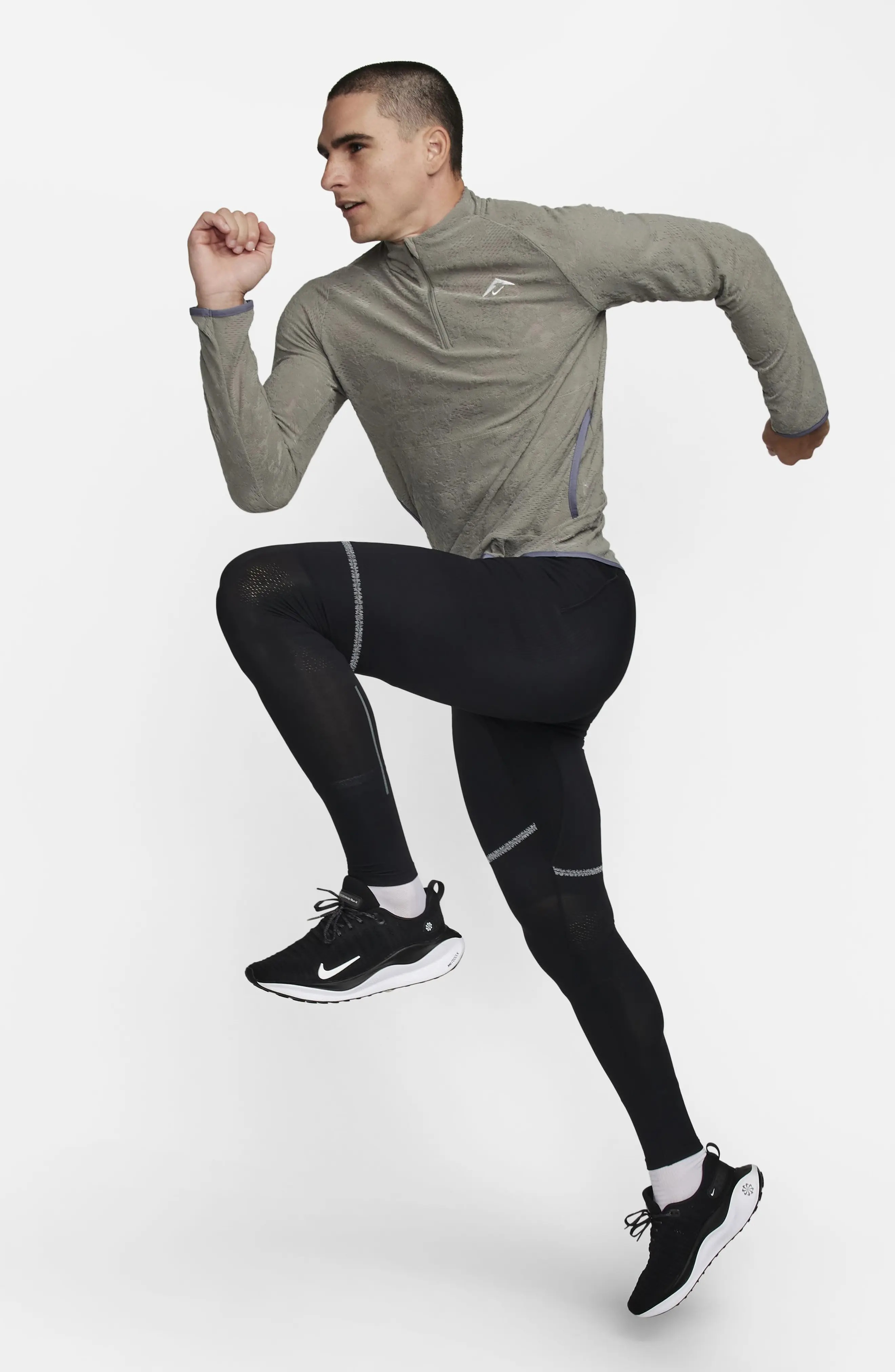 Dri-FIT Run Division Running Tights in Black/Dark Stucco - 7