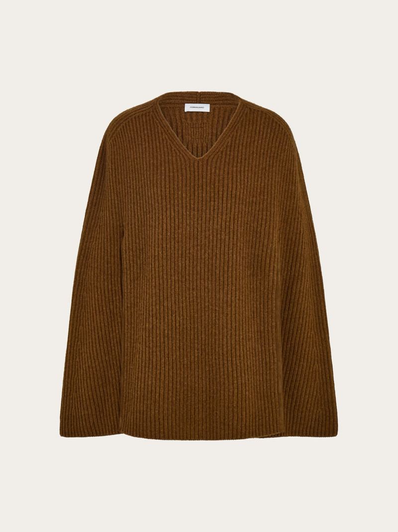 Cashmere blend cape 1