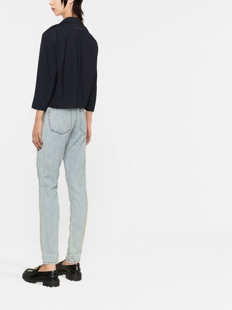 distressed-effect denim jeans 4