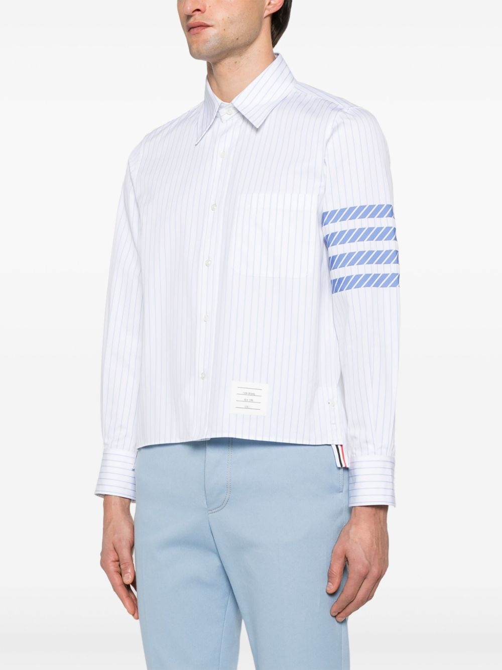 striped 4-bar shirt - 3