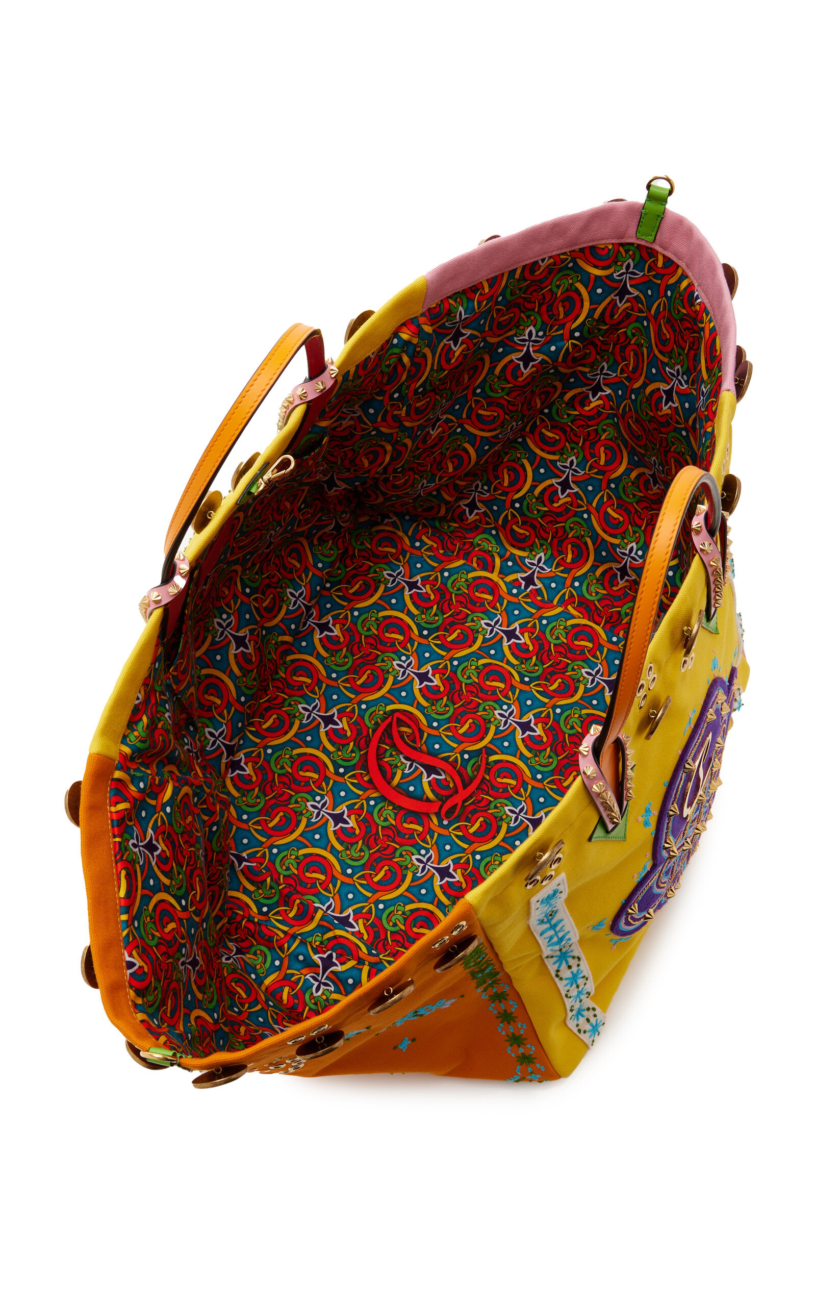 Breizcaba Embroidered Canvas Tote Bag multi - 6