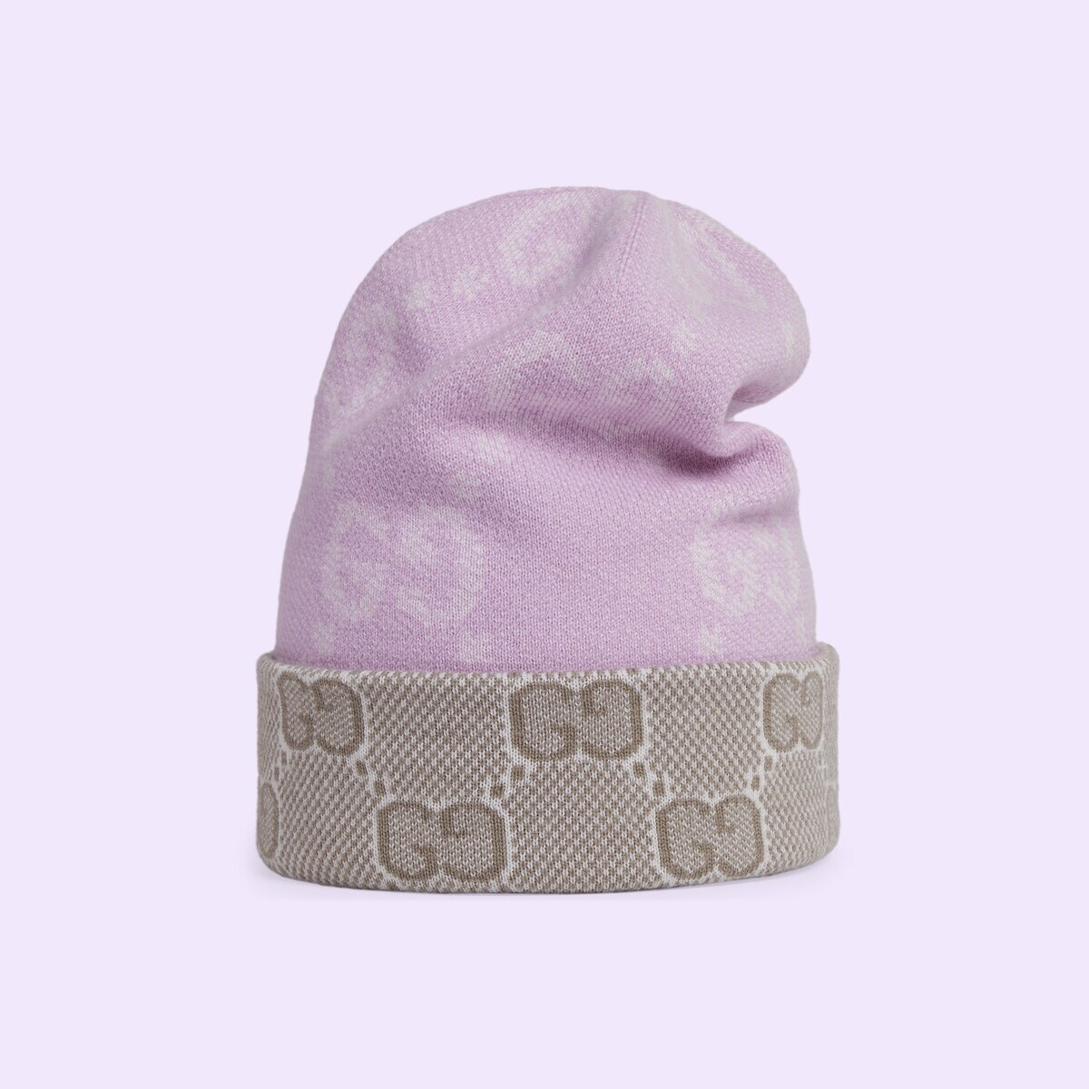 Reversible GG wool hat - 2