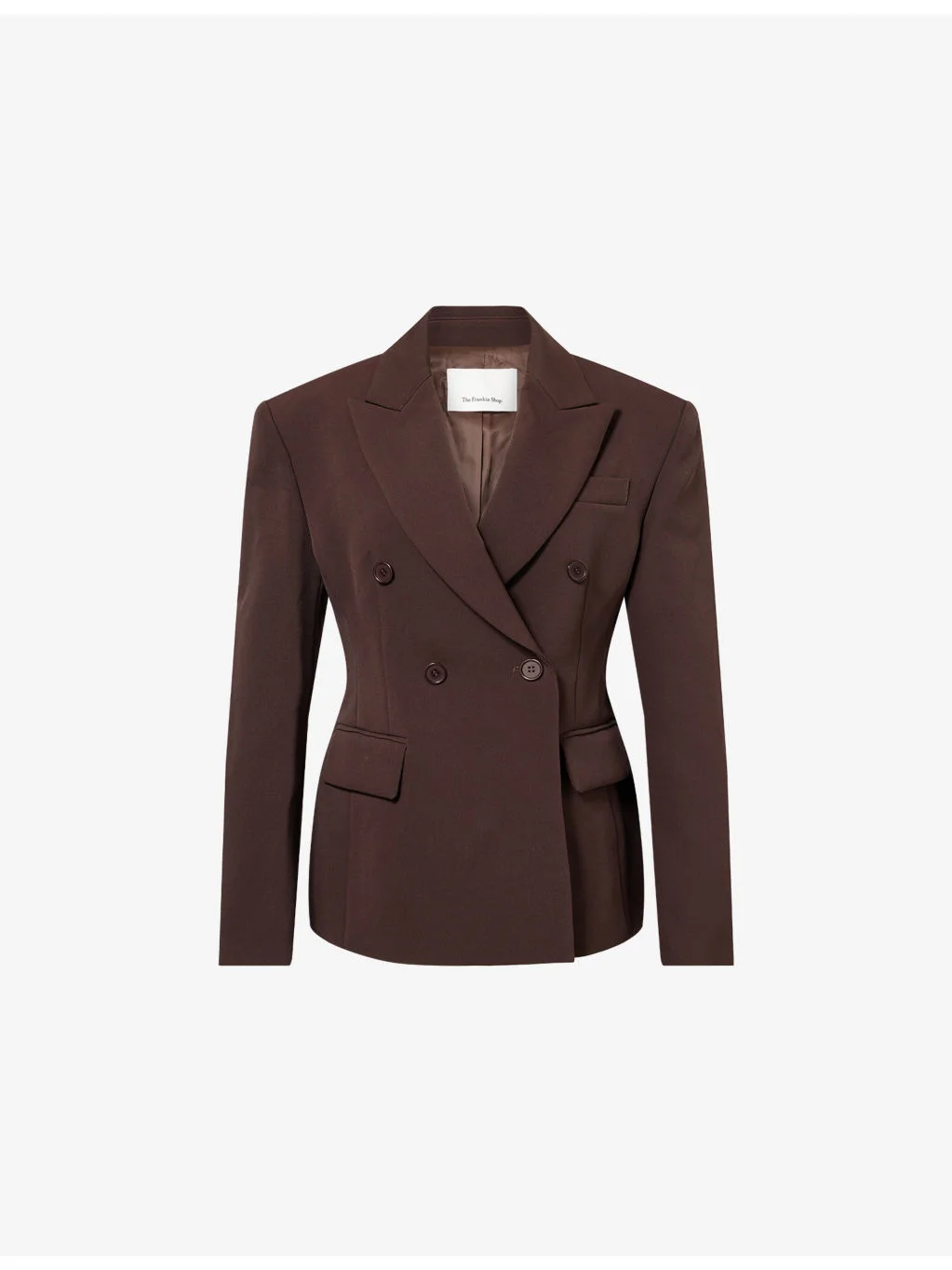 Crosby Double-Breasted Woven Blazer - 1