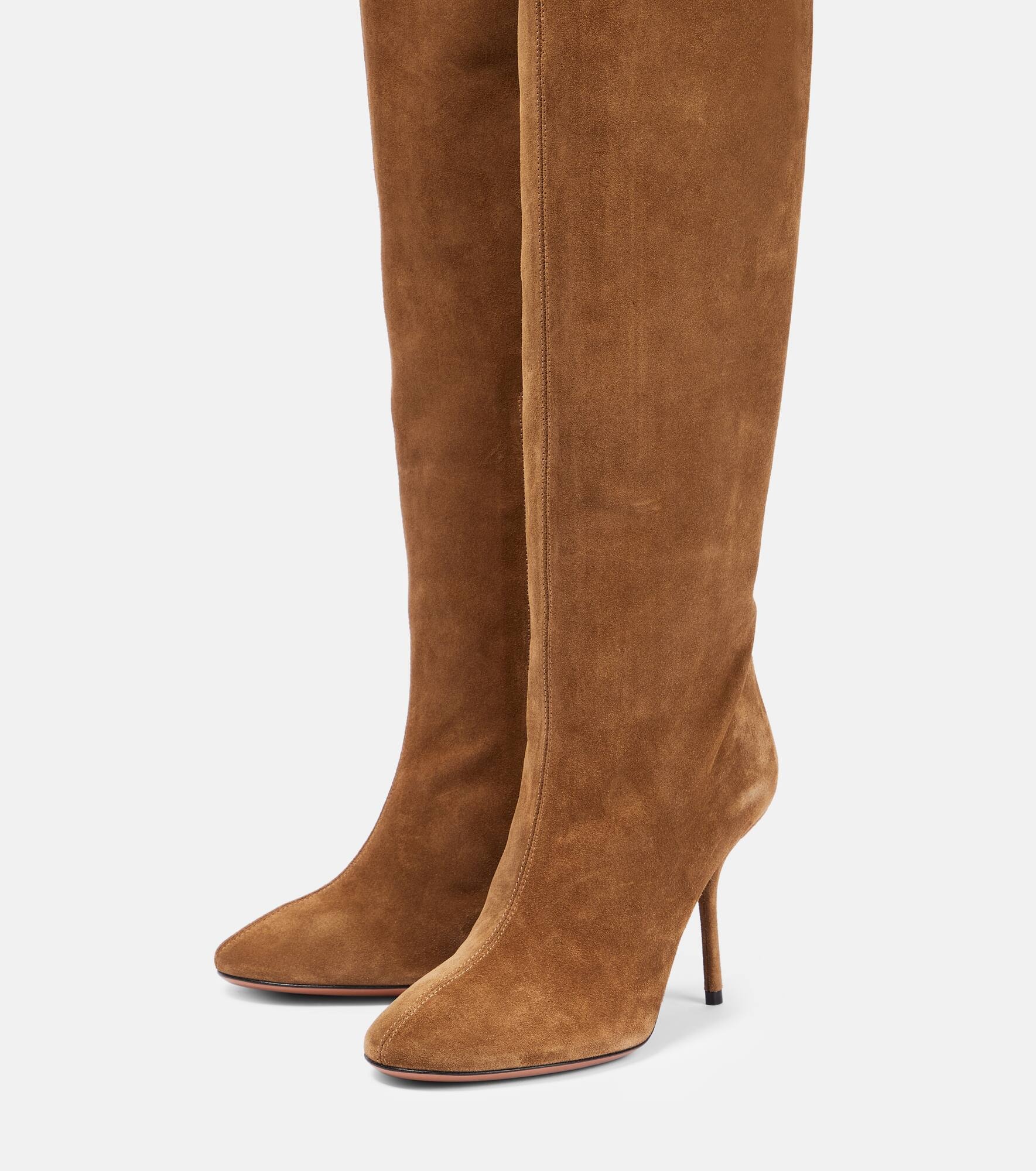 Fluide 90 suede boots - 5