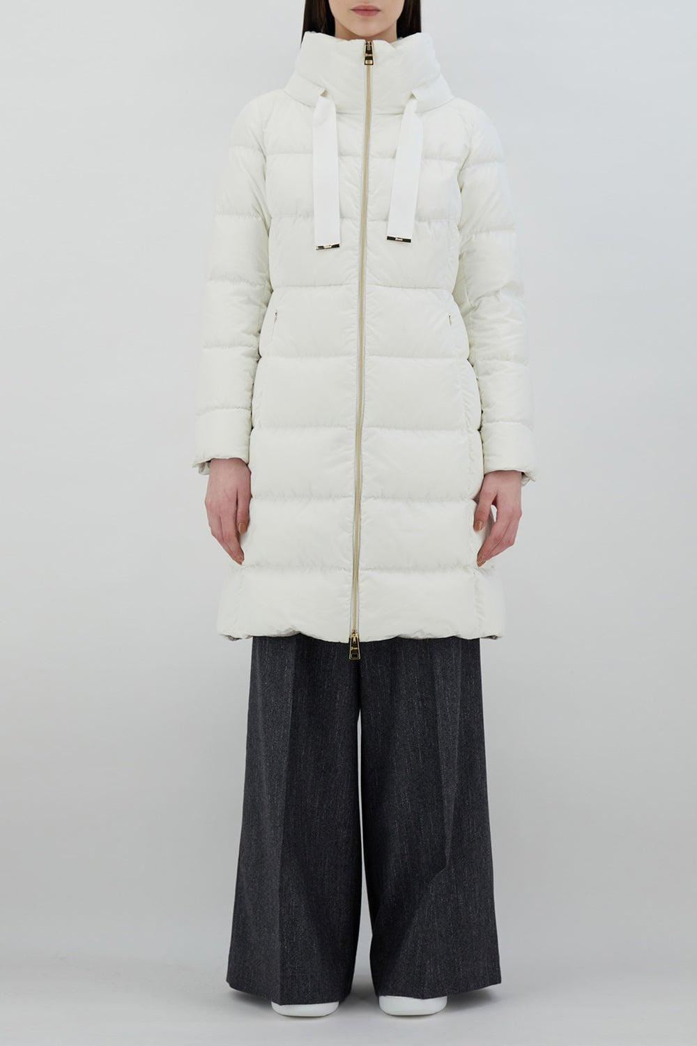 Drawstring Hourglass Coat - 2