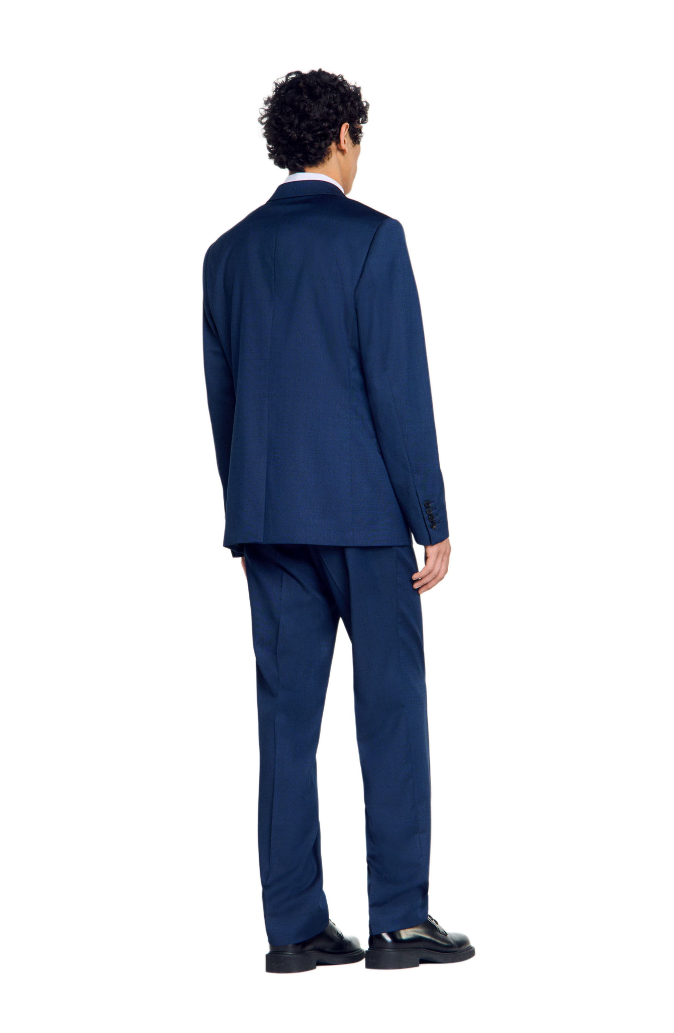 SANDRO Wool suit jacket in Royal Blue at Nordstrom - 2