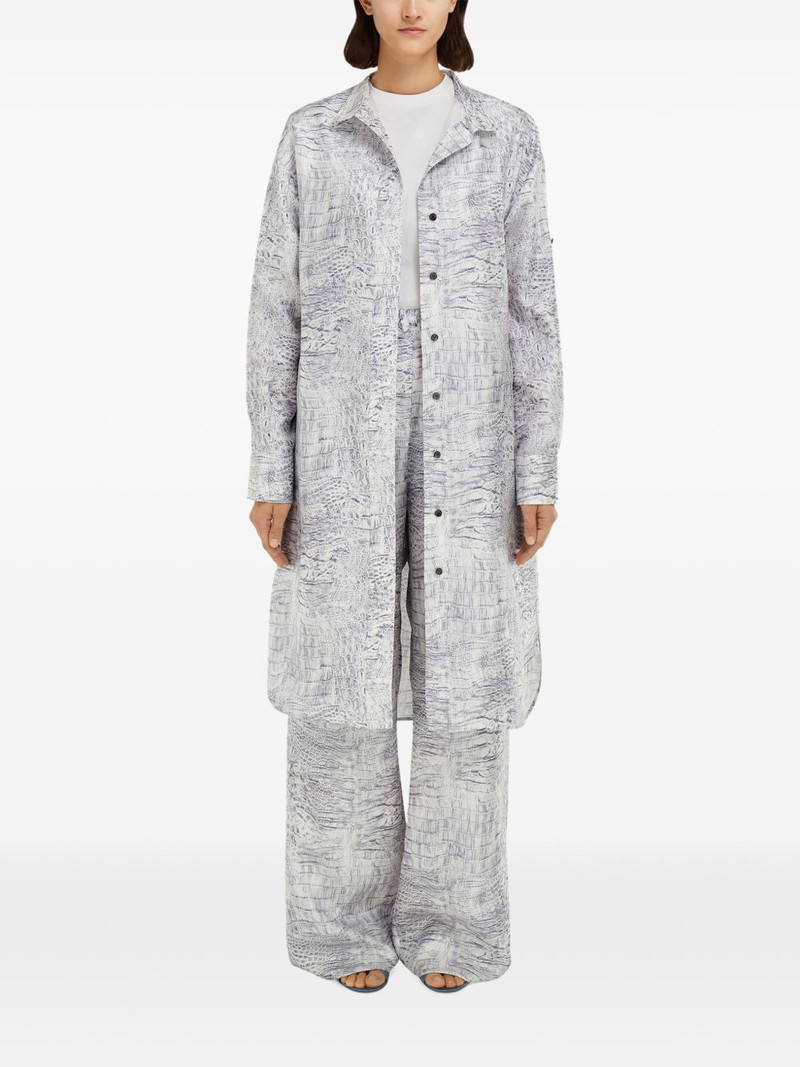 FERRAGAMO animal-print elastic-waistband trouser outlook