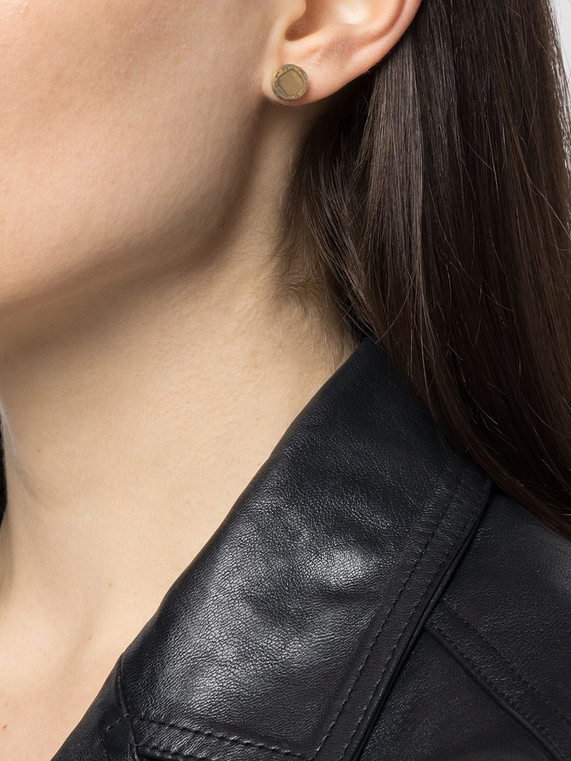 Parts of Four diamond-encrusted single earring outlook