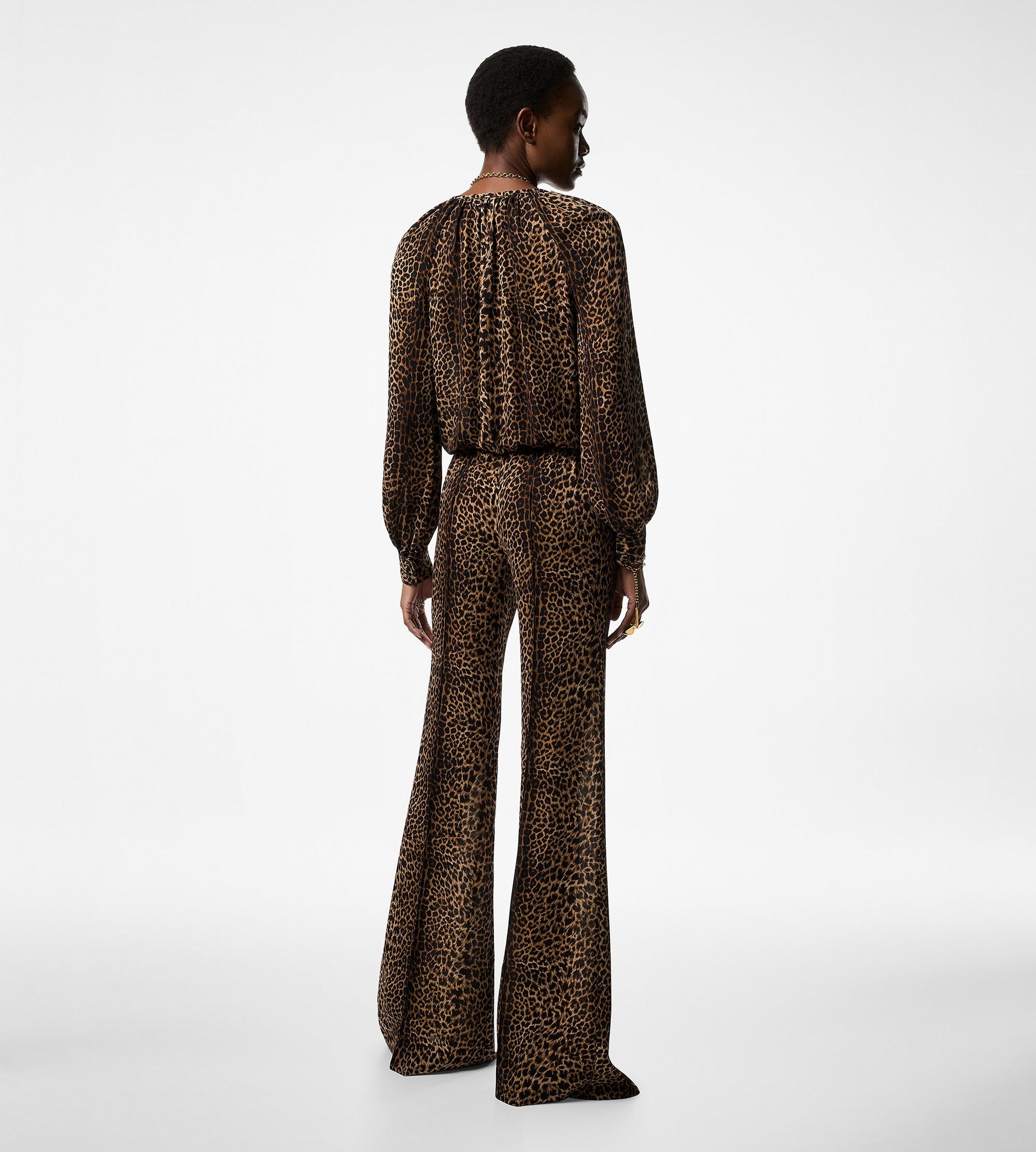 LONG SLEEVE GATHERED JUMPSUIT - 4