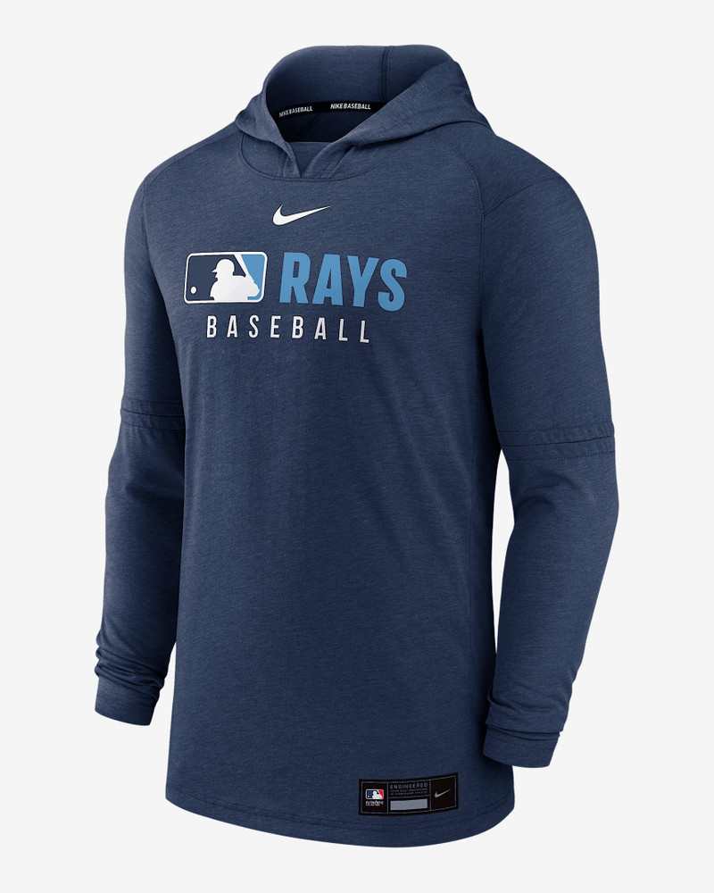 Tampa Bay Rays Authentic Collection Men's Nike Dri-FIT MLB Pullover Hoodie 1
