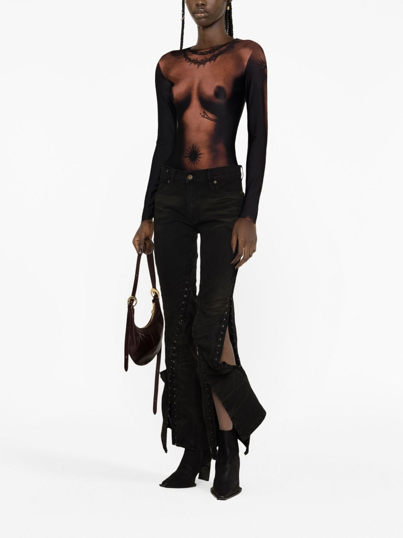 Y/Project adjustable flared jeans outlook