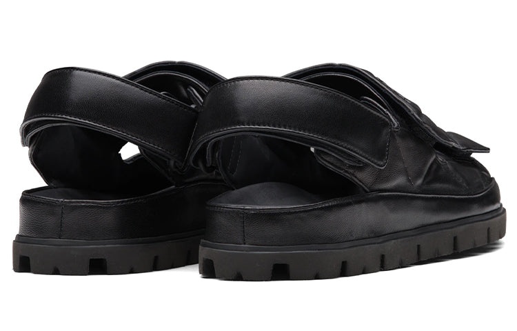 (WMNS) PRADA Padded Nappa Leather Sandals 'Black' 1X721M_038_F0002_F_020 - 5