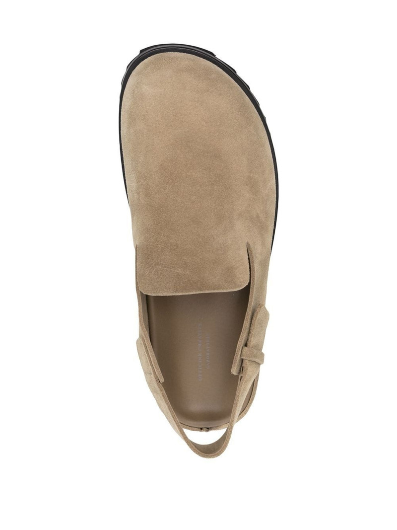 Introspectus slingback suede sandals 4