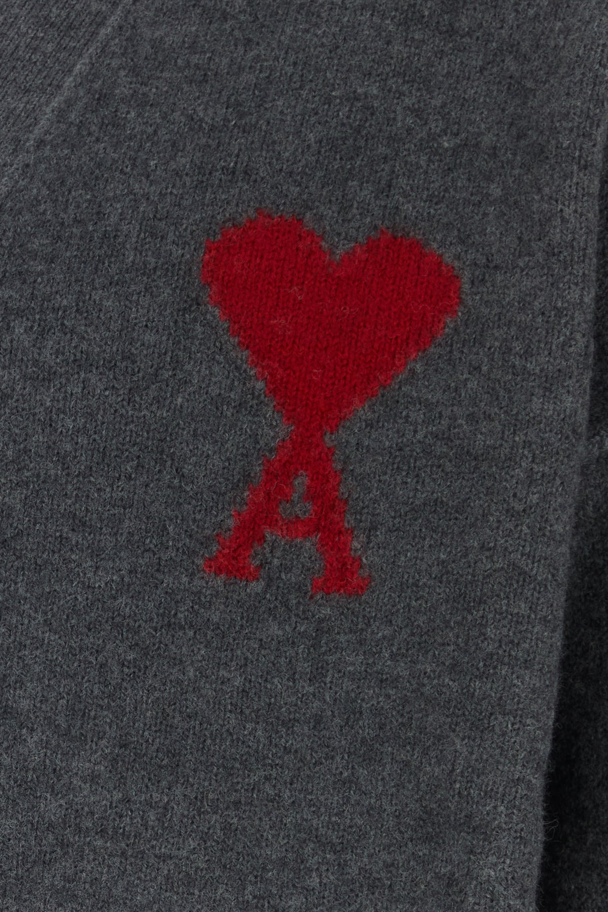 Dark grey wool cardigan - 3